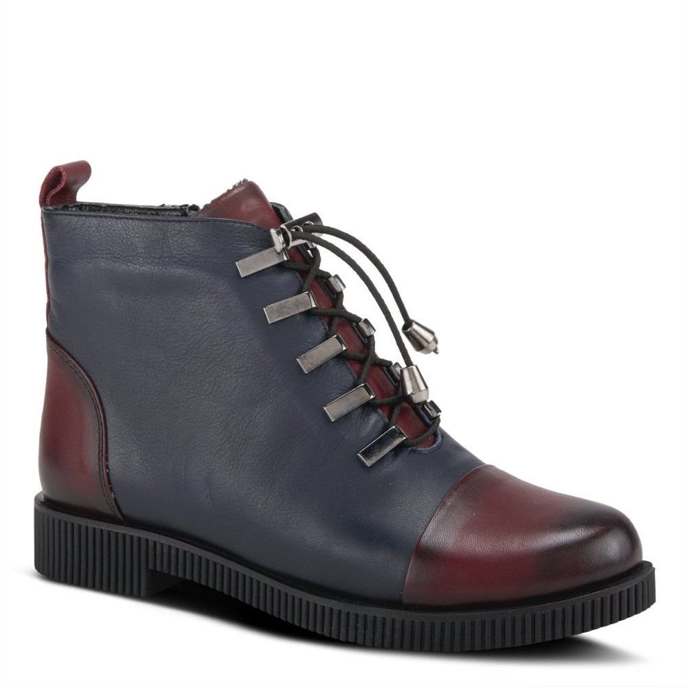 SPRING STEP JULIEN BOOTS BORDEAUX MULTI